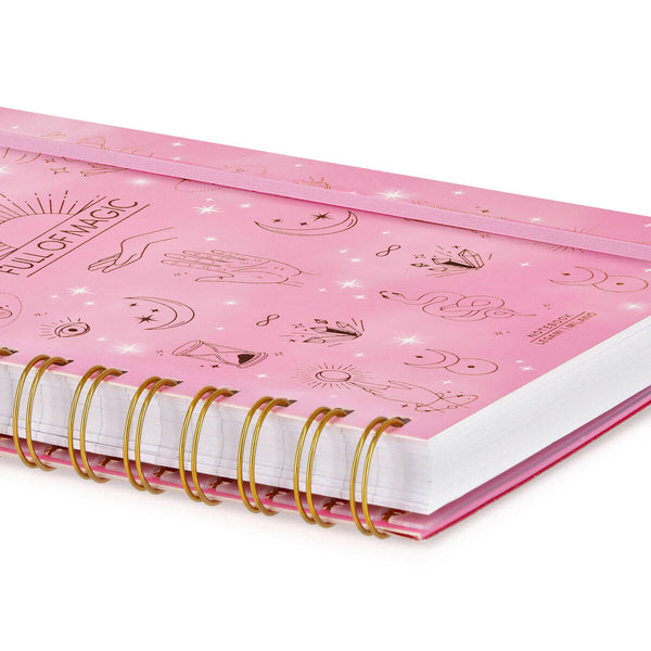 Full of Magic A5 Spiral Bound Lined Notebook Paper Tiger