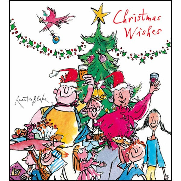 Quentin Blake Christmas Wishes Charity Card Pack Paper Tiger