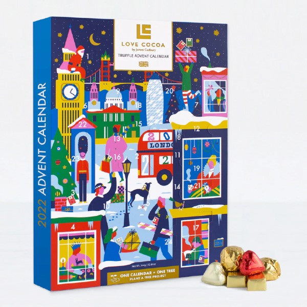 Assorted Chocolate Advent Calendar Large Paper Tiger