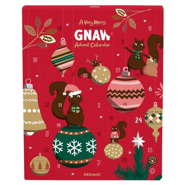 Gnaw Organic Chocolate Advent Calendar Paper Tiger