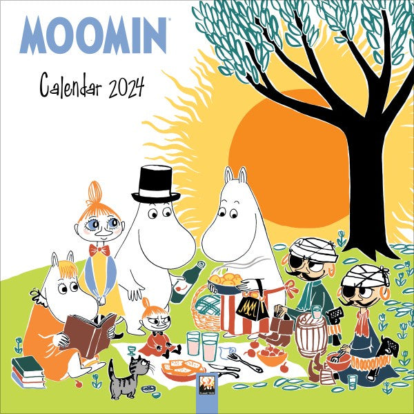 Moomin 2024 Wall Calendar Paper Tiger