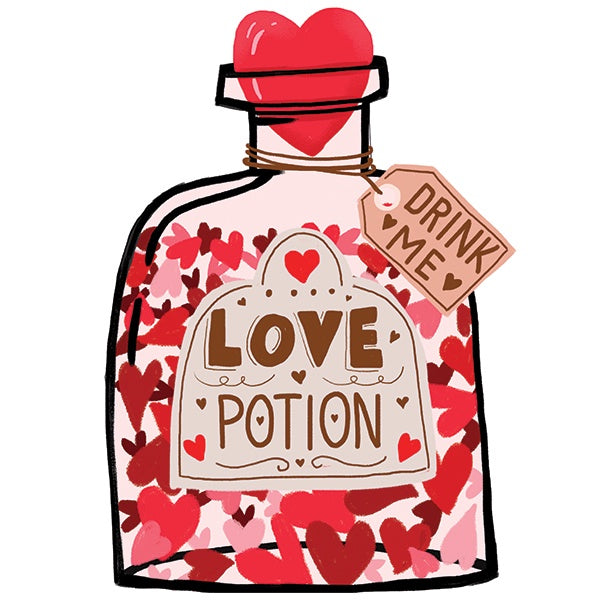 Love Potion Paper Cut Card