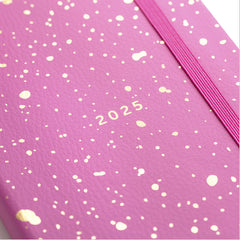 2025 To Do A6 Diary Fuchsia