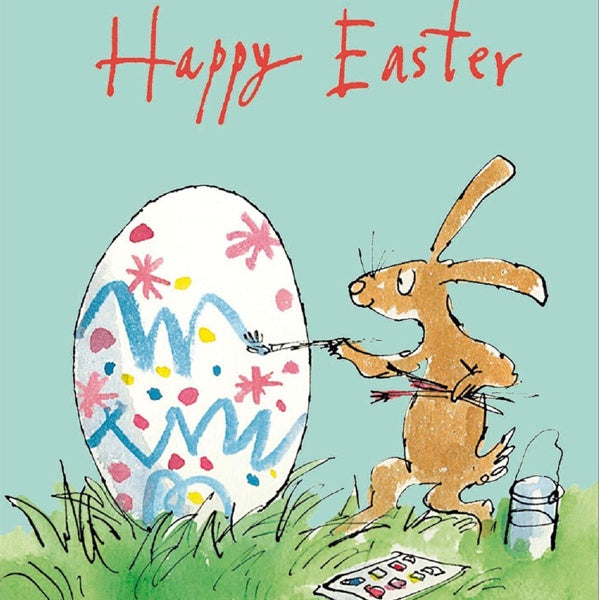 Quentin Blake Happy Easter Rabbit and Egg Pack of 5 Cards