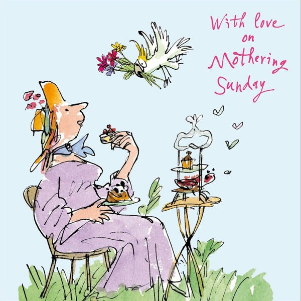 With Love On Mothering Sunday  Quentin Blake Card