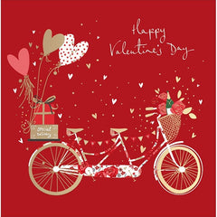 Happy Valentine's Day Special Delivery Bike Card