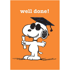 Well Done Student Snoopy Card