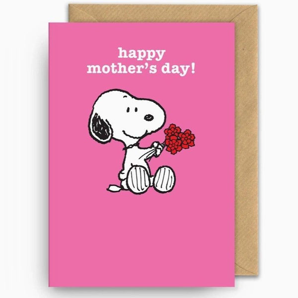 Snoopy Happy Mother's Day Card