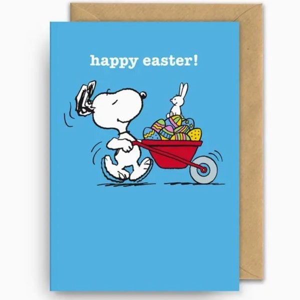 Snoopy Happy Easter Card