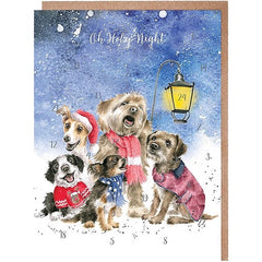 Oh Holy Night Advent Card