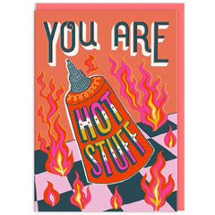 Hot Stuff Valentines Card