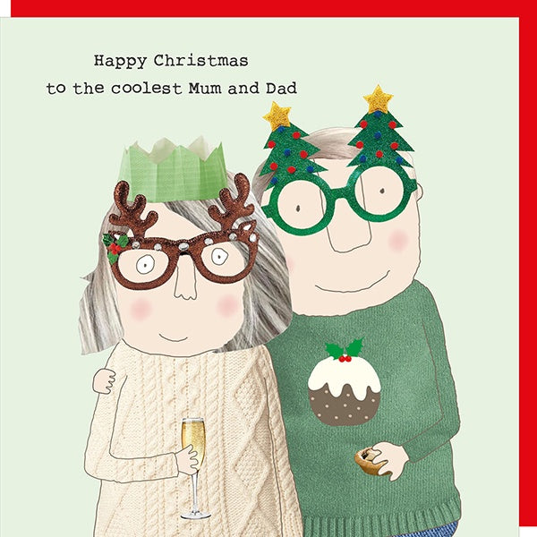 Mum and Dad Cool Christmas Card