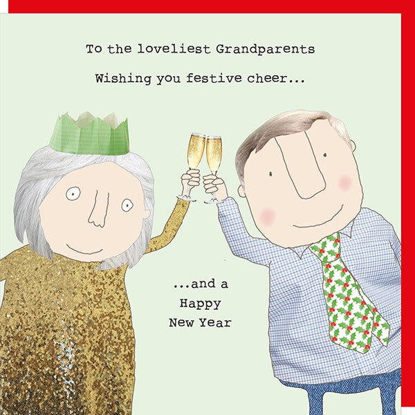 Grandparents Cheer Christmas Card