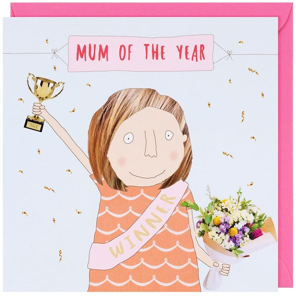 Mum Of The Year Card