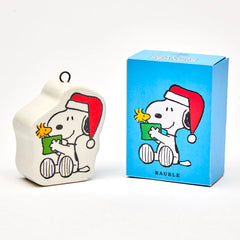 Peanuts Christmas Ornament Snoopy with a Present