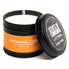 Edinburgh Castle Large Tin Candle by Paper Tiger