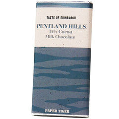 Pentland Hills 45% Milk Chocolate Bar by Paper Tiger