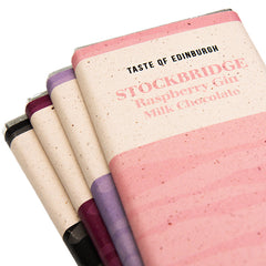 Stockbridge Raspberry Gin Milk Chocolate Bar by Paper Tiger