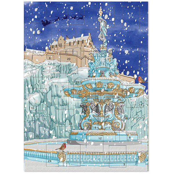 Ross Fountain Glitter Advent Calendar