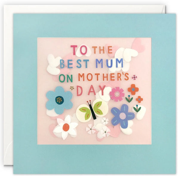 Mother's Day Best Mum Paper Shakies Card