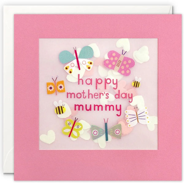 Mother's Day Butterflies Paper Shakies Card