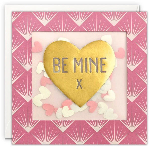 Be Mine Deco Shakies Card