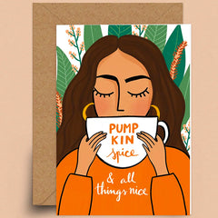 Pumpkin Spice Card