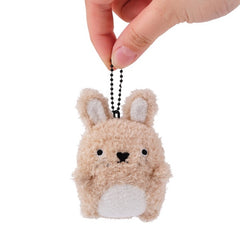 Riceball Beige Bunny Rabbit Keyring