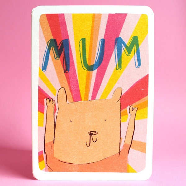 MUM Bear Card