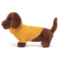 Sweater Sausage Dog Yellow