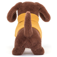 Sweater Sausage Dog Yellow