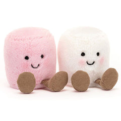 Jellycat Amuseables Pink and White Marshmallows