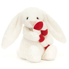 Jellycat Bashful Bunny with Candy Cane