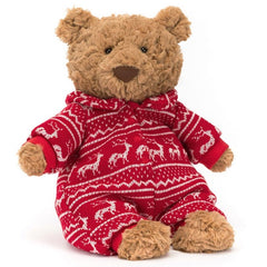 Bartholomew Bear Winter Pyjamas