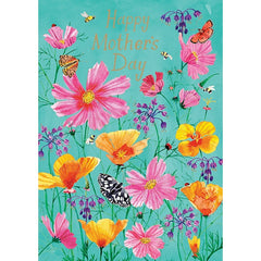 Poppy Field Mothers Day Card