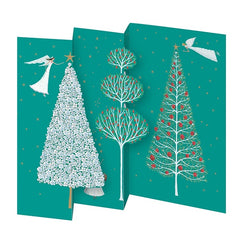 Angels Flying Trees Pack of 5 Trifold Cards