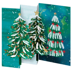 Wild Winter Forest Pack of 5 Trifold Cards