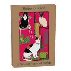 Pretty Paws Pack of 5 Trifold Cards