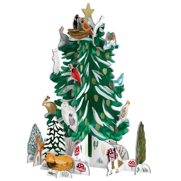 Christmas Conifer Pop & Slot Advent Calendar