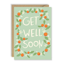 Get Well Soon Oranges Card