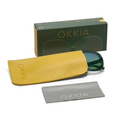 Okkia Transparent Green Anna Sunglasses OK019