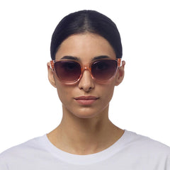 Okkia Transparent Pink Cat -Eye Sunglasses OK020