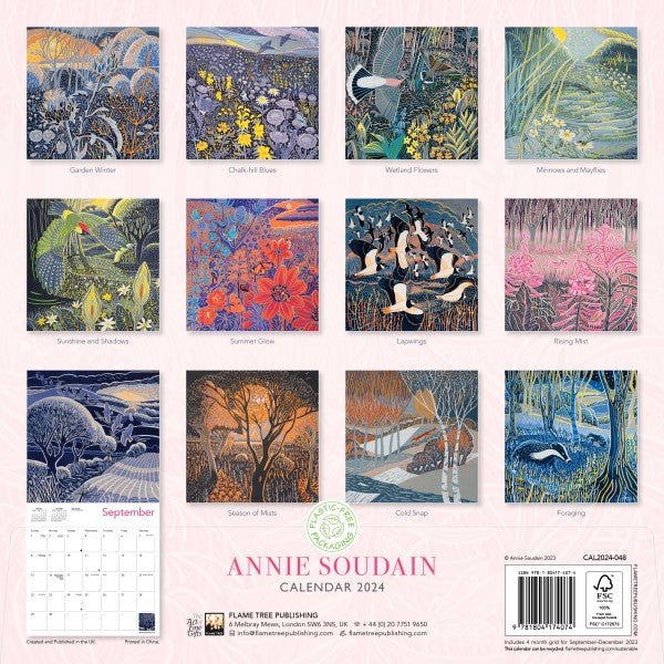 Annie Soudain 2024 Wall Calendar Paper Tiger