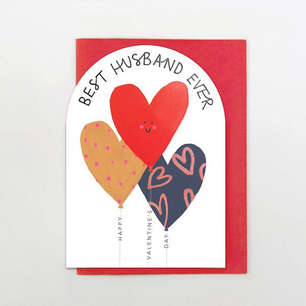 Best Husband Ever Happy Valentine's Day Card