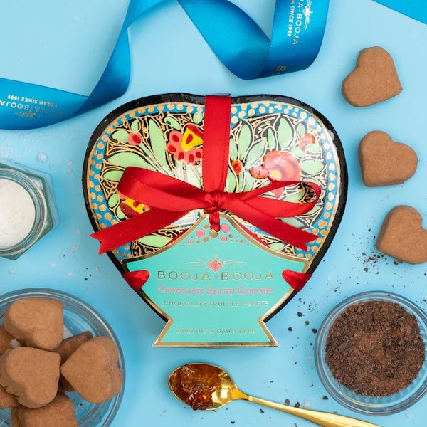 Booja-Booja Heart Shape Box Chocolate Salted Caramel Truffles