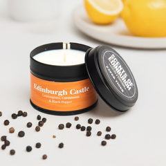 Edinburgh Castle Small Tin Candle by Paper Tiger