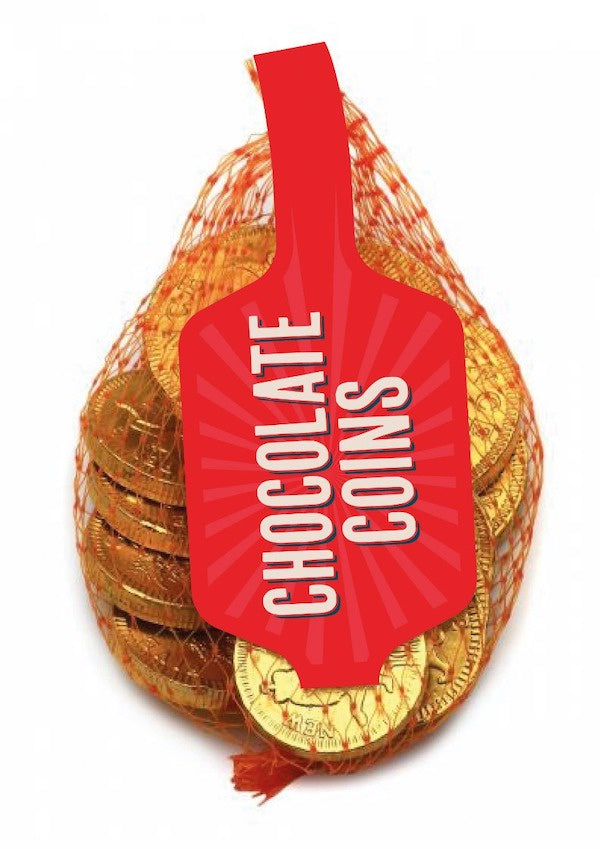 Gold Net Milk Chocolate Coins 70g