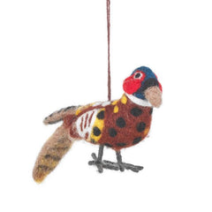 Handmade Pheasant Hanging Countryside Decoration