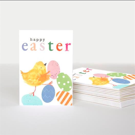 Happy Easter Painted Chick Pack of 10 Easter Notecards