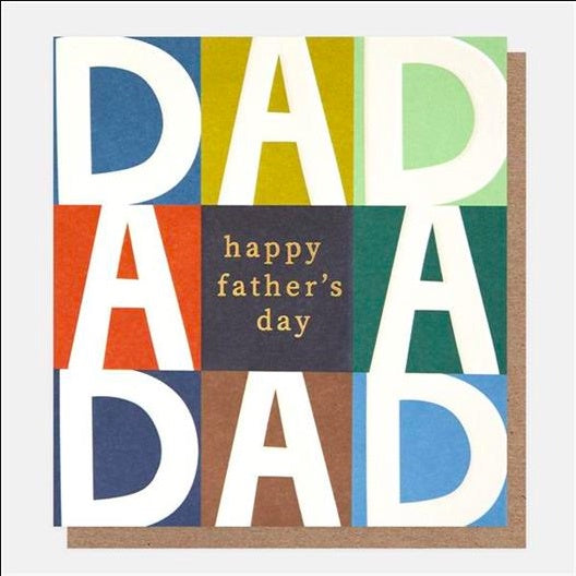 Happy Father's Day Grid Card